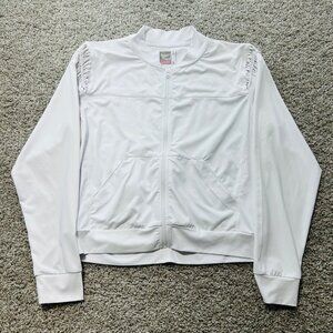 Lucky in Love Women's SZ Medium White Jacket